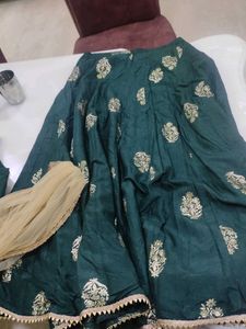 Elegant Green Lehenga for young girls