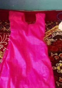 Vibrant Pink Bandhani Print Kurta