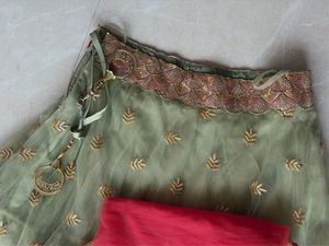 Elegant Embroidered skirt with duppatta. No blouse
