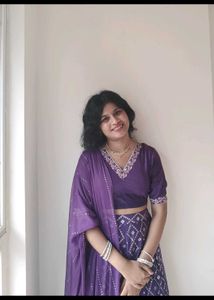 Beautiful Purple Lehenga choli Set with Embroidery
