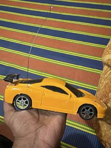 Yellow remote control Toy Sports Car