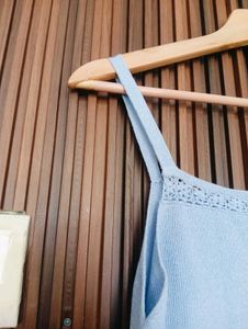 Light Blue Spaghetti Strap Top