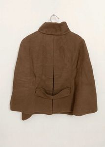 Elegant Brown Cape Coat