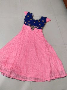 anarkali dress with dupatta and bottom wear