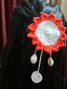 Boho  Crochet Hair Clips