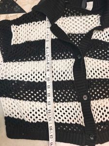 H&amp;M Striped Knit Cardigan