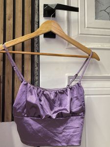 H&amp;M Lilac Crop Top