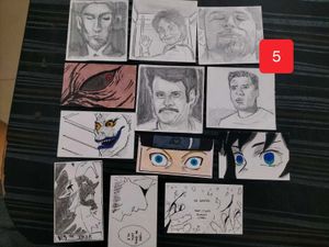 Hand made small artworks, to keep in phone back