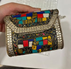 Boho Mosaic Clutch Bag