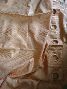 curtains peach colour