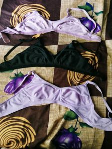 Comfortable Cotton Bras - Pack of 2