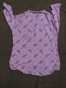 Cute Pink Floral Top