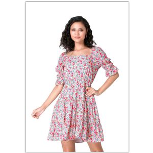 Floral Tiered Dress