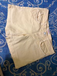Light Yellow Shorts