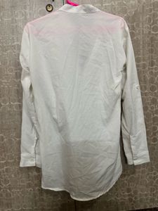 Classic White Button-Up Shirt