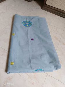 Light Blue Embroidered Dupatta