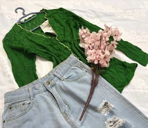 🌷New With Tag Green Top O