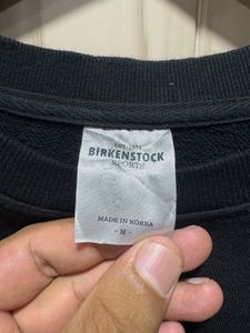 Birkenstock Sports Black Brand Logo Sweatshirt