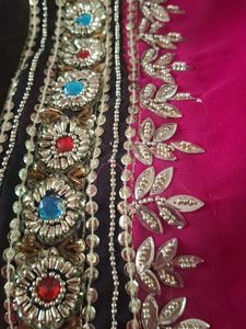 Designer Embroidered Silk Saree