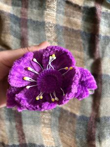 Set of 2  Flower Hair Clips