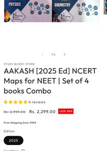 NCERT Maps for NEET - Chemistry, Zoology, Botany