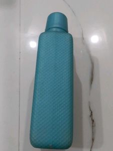 Vintage Teal Plastic Water Bottle with Handle