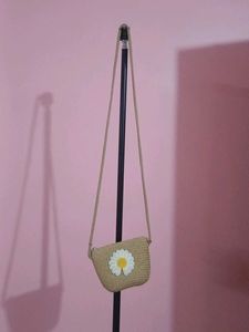Cute Daisy Straw Crossbody Bag