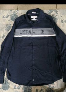 US Polo Assn. Men's Navy Blue Shirt