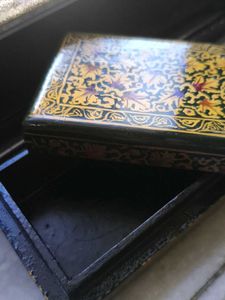 Vintage Decorative Trinket Box From Kashmir