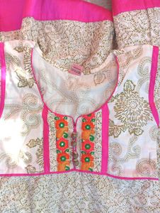 Designer Embroidered Cotton Kurta