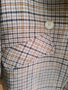 Plaid Oversized Coat