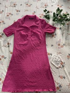 Pink Cute Mini Dress