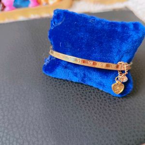 Chanel Inspired Bangle Set with heart charms