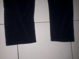 dark navy blue Basic Trousers
