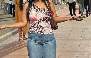 Leopard Print Tie-Dye Top