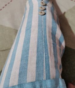 Blue Cotton Kurta Set