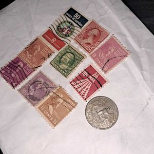 1950s VINTAGE U.S.A Stamps