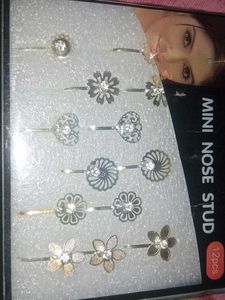 Mini Nose Studs - 12 Pcs Set