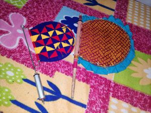 Handmade Decorative Fans (Set of 2)