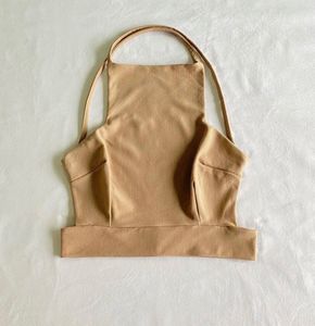 Tan Halter Top