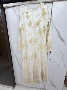 White Embroidered Gown