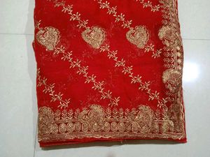 bridal red saree