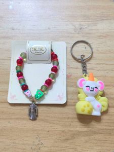 Kids Bracelet & Keychain Set Combo