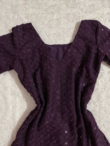 Desi sequence corset back kurti