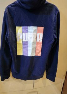 Puma Navy Zip Hoodie
