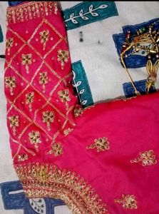 Designer Embroidered Pink Blouse
