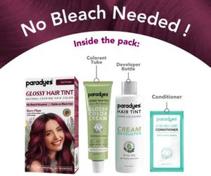 Parades Glossy Hair Tint - Berry Plum