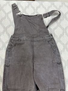 Women's Grey Cotton dungree