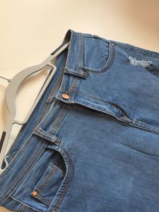 Blue Denim Classic Skirt