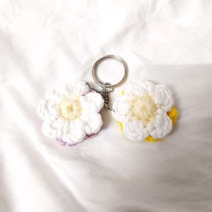 Crochet Flower Keychain🌸₹369/- For 2